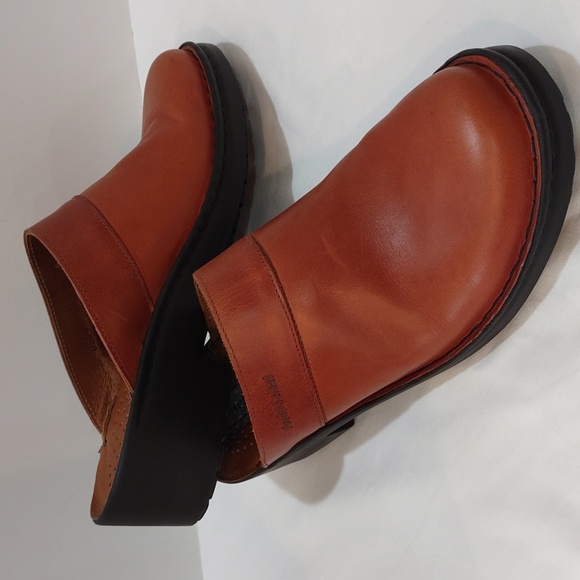 Josef Seibel Leather Slip on Mules Clogs Size US 9 / EU 40 British Tan Womens - Picture 13 of 15